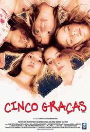 Cartaz do filme Cinco graças (2015). Como exemplo de filmes que abordam temas sociais